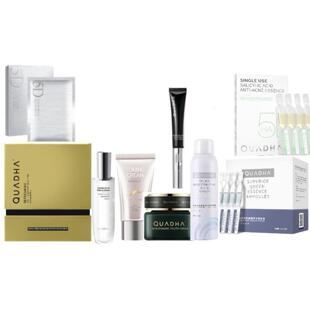 护肤合集夸迪5D玻尿酸双仓面膜悬油次抛CT50轻龄霜战痘精华液华熙