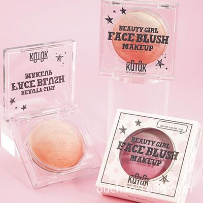 KQTQK库库韩社腮红彩虹糖芯渐变