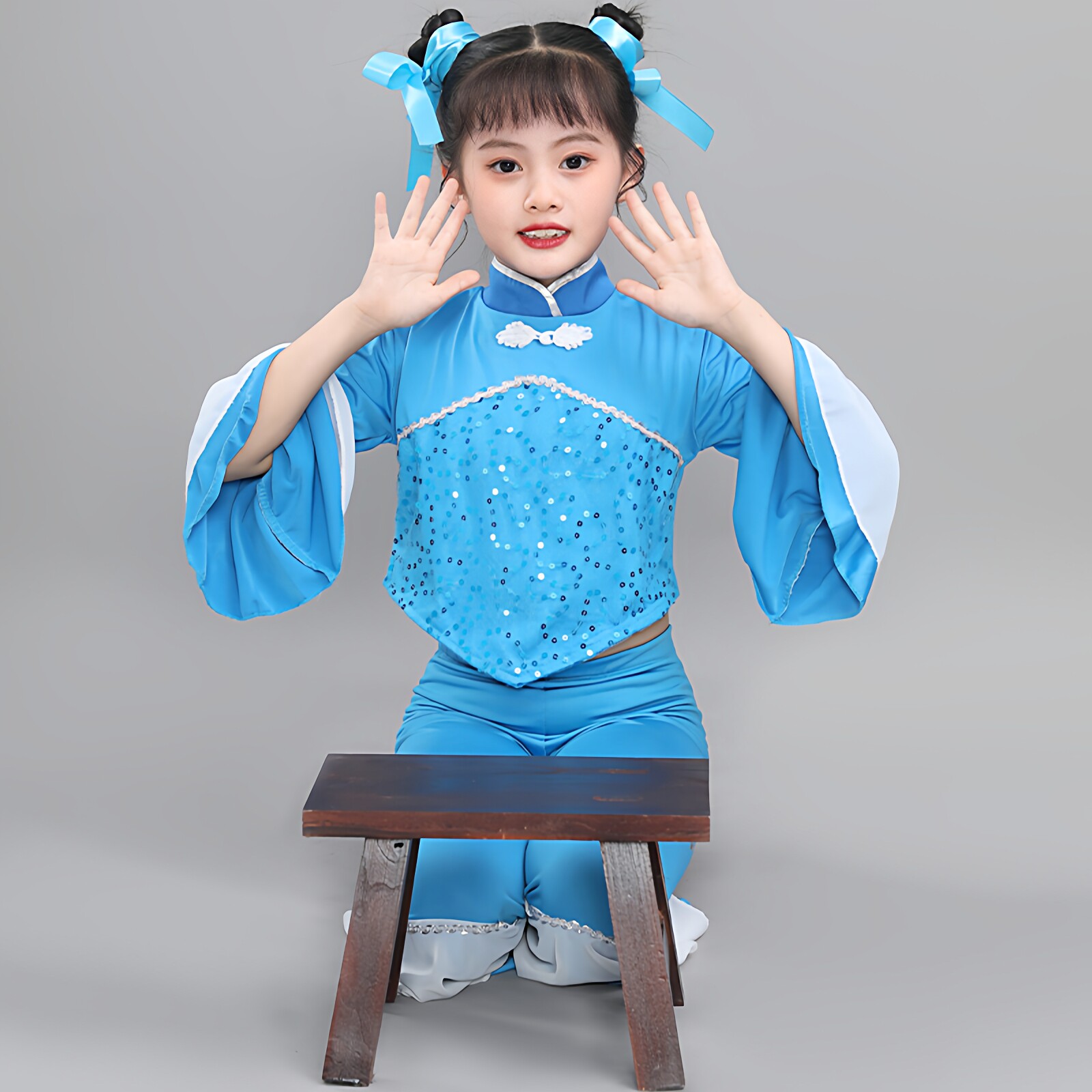 儿童古典舞蹈演出服小小一粒米