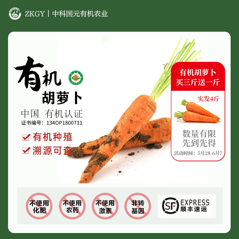 有机胡萝卜云南云南手指水果当季孕妇宝宝辅食蔬菜沙拉榨汁轻食放