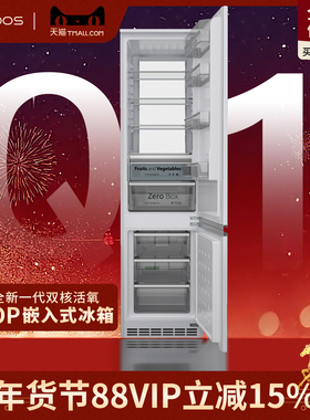 MODOS摩登物种全嵌入式冰箱内嵌超薄橱柜隐藏式家用一体柜冰箱