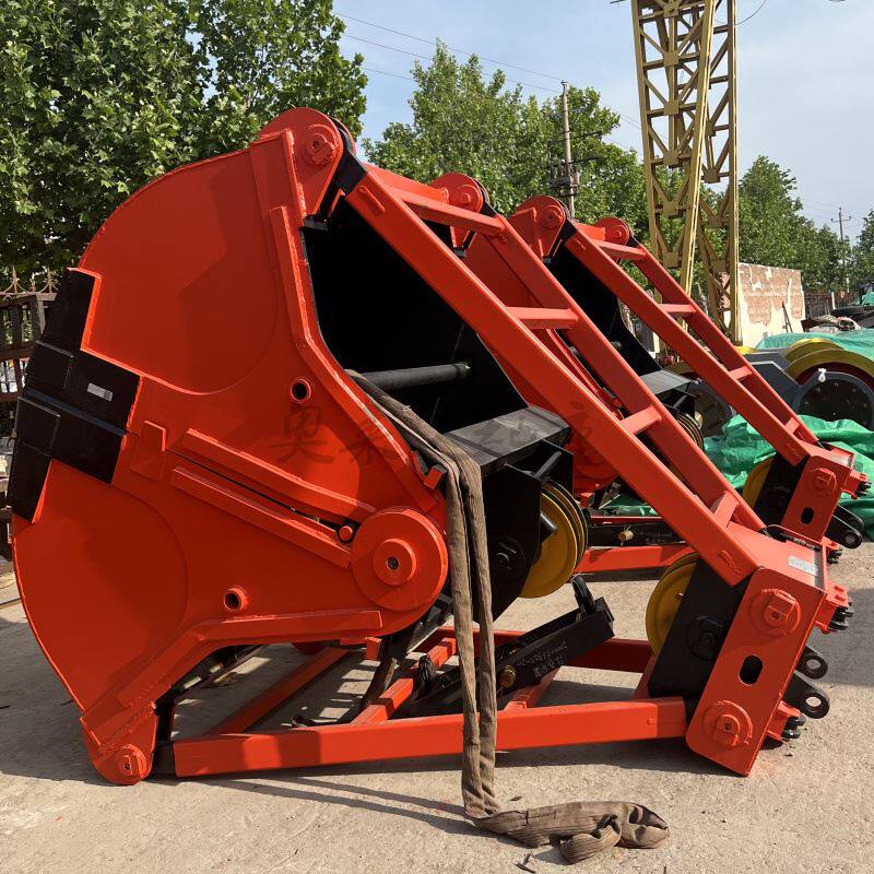 煤抓斗49四绳抓斗重型2立方抓沙四绳抓斗分解图