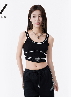 BOY BY BOY商场同款潮牌女装25夏新品修身高弹时尚背心W73009