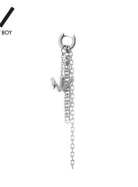 BOY BY BOY潮牌女装耳环轻奢金属时尚耳环