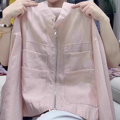 夏爆款时尚百搭防晒短外套