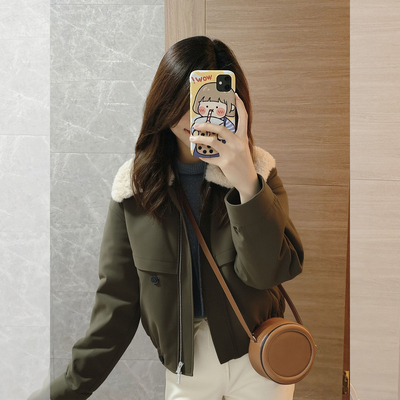 【送运费险】绿色小香风外套女