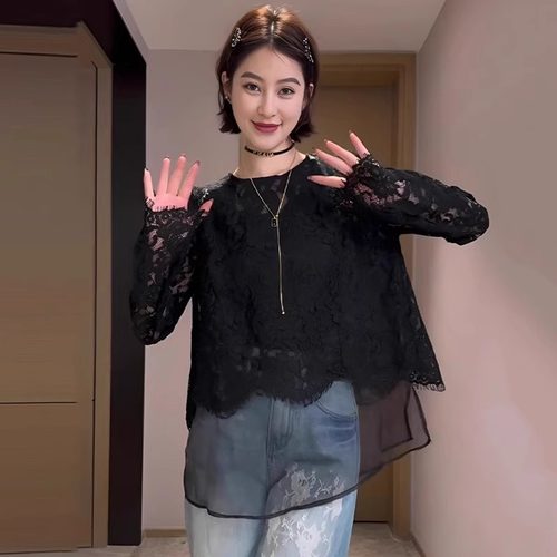 爆款洋气独特漂亮减龄款上衣