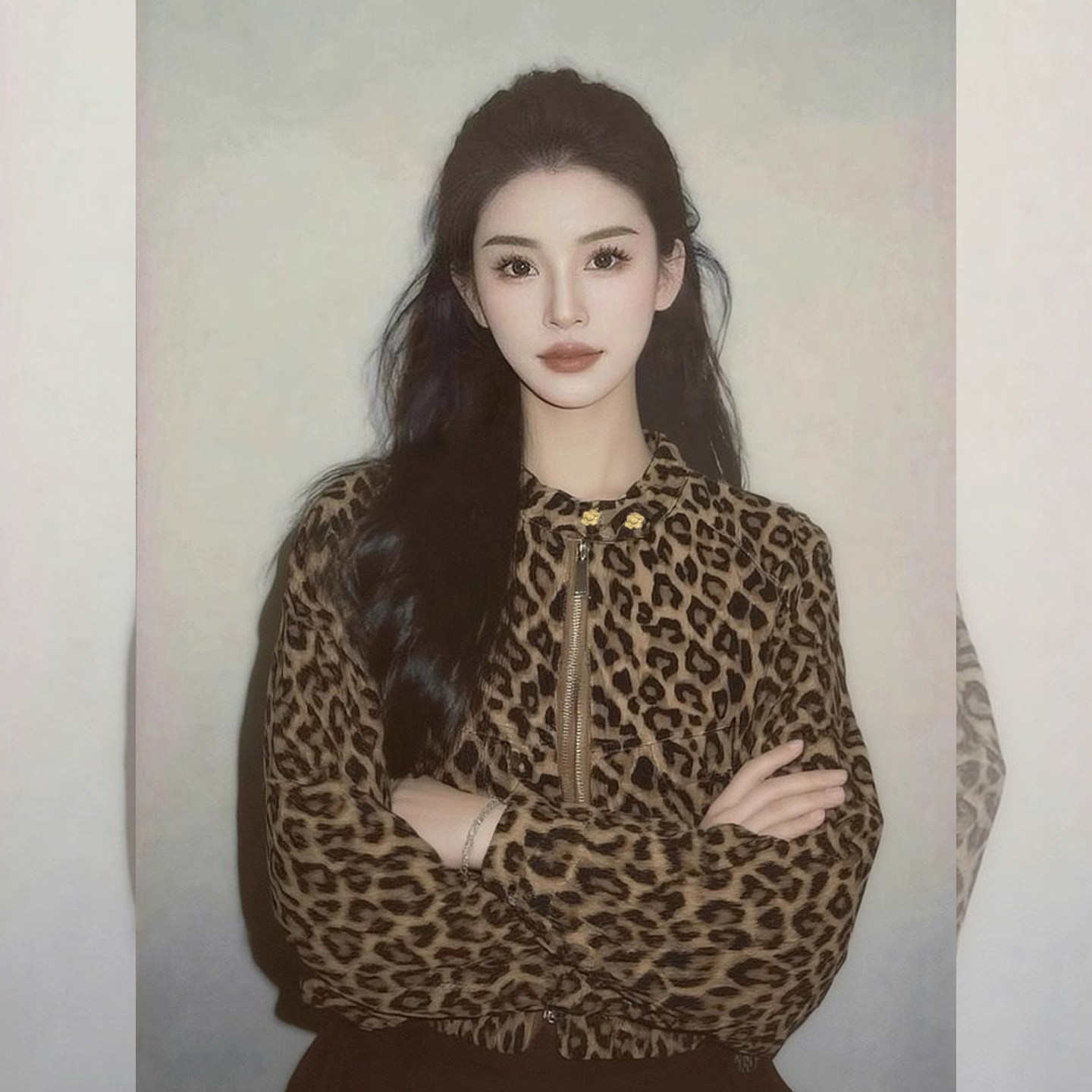 秋季今年流行漂亮小香风别致独特高级超好看减龄洋气豹纹短外套女,女装/女士精品,常规大码外套,淘宝优惠券,粉丝福利购,淘宝优惠卷