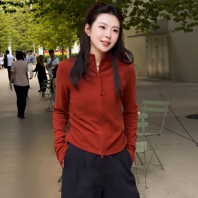 【送运费险】抖音爆款红色上衣女