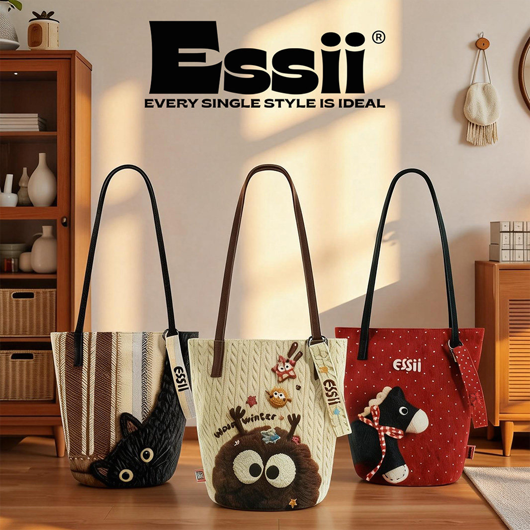 完美款款HJ插画小众联名休闲可爱通勤单肩斜挎加长水桶布包包女士,箱包皮具/热销女包/男包,水桶包,淘宝优惠券,粉丝福利购,淘宝优惠卷