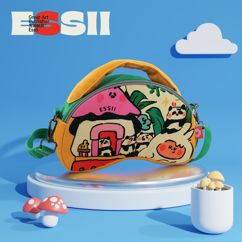 完美款款云朵包可爱撞色