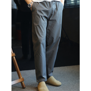 长裤 男锥形宽松薄款 夏 裤 简素DesignSOLOTEX三防速干户外休闲工装