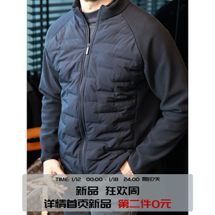 绵羊毛长袖棉服马甲男立领内胆保暖内搭夹克休闲外套棉衣棉袄冬季