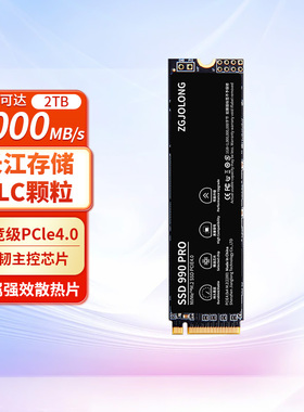 疆珑990PRO固态硬盘ssd2tb台式机m2电脑PCIe4.0笔记本PS5长江2t