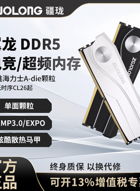 疆珑DDR5内存条32g/48g台式电脑c28翼龙16gx2电竞6000/6800/6400