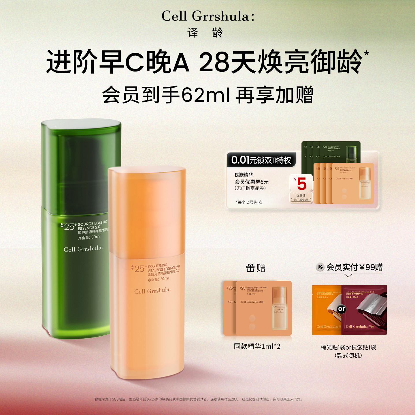 紧致早C晚A，双抗皱a醇修护图片