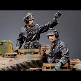 源模居GK 1/35树脂模型 德国战车指挥官 手办白模 568