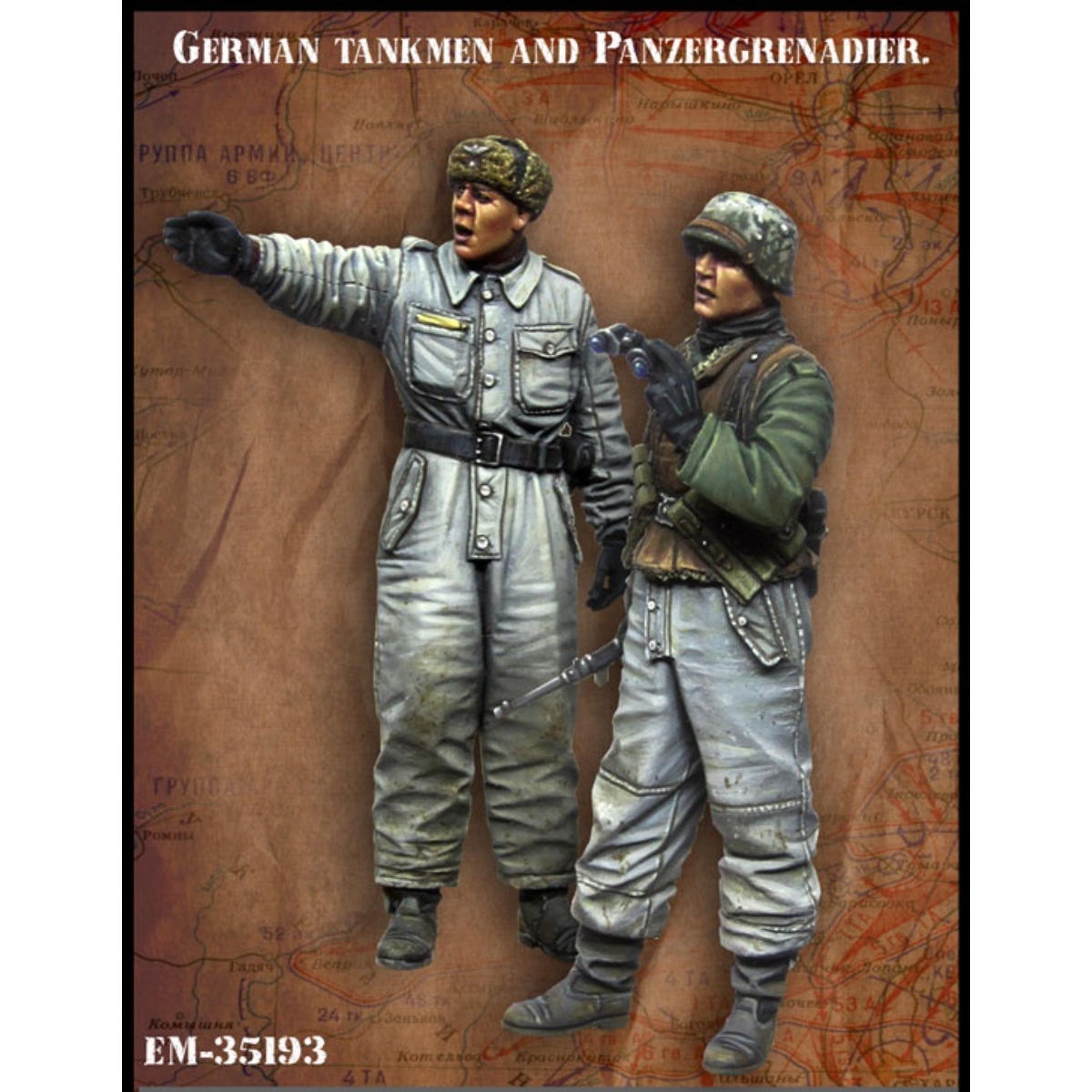源模居GK 1/35树脂模型 德国坦克兵和装甲掷弹兵 手办白模 1438R