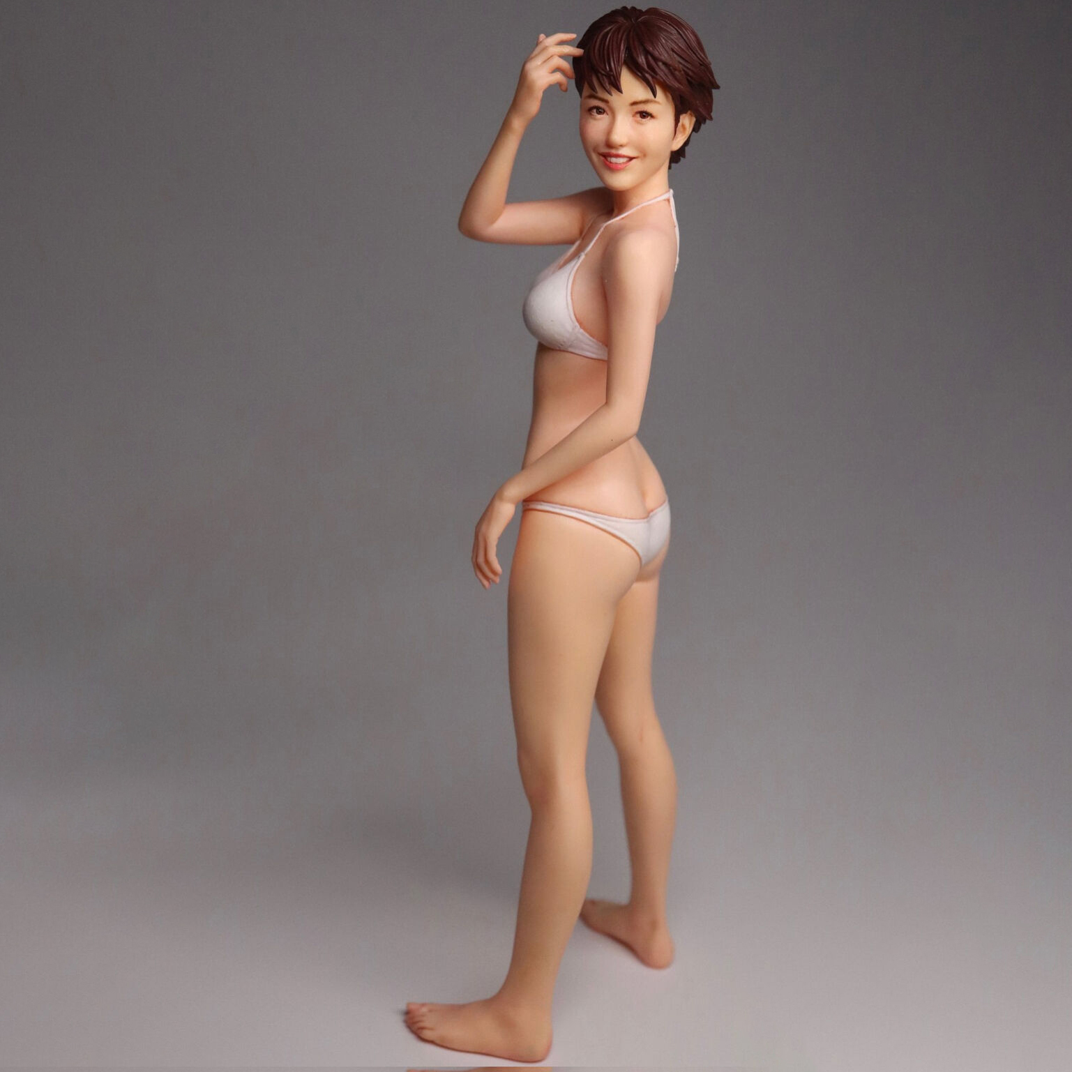 1/12泳装女孩白模GK树脂模型