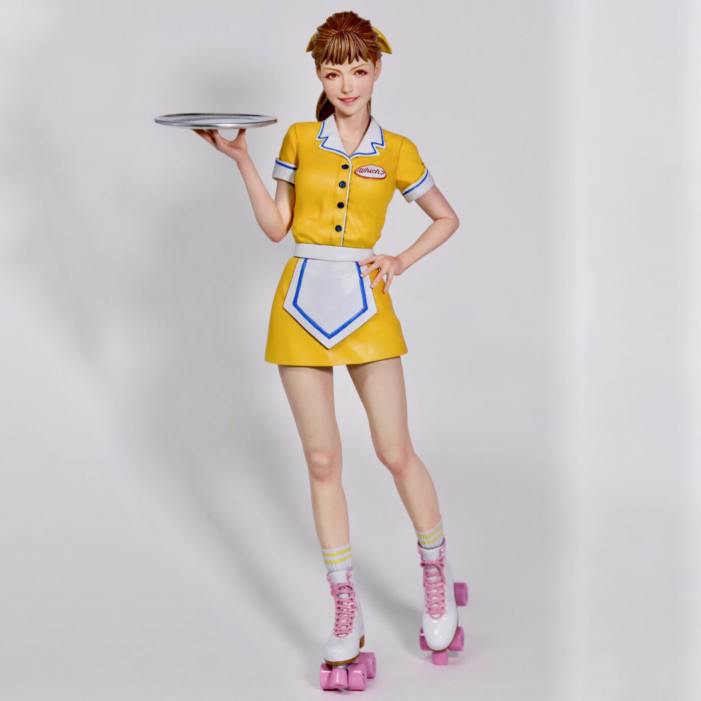 1/12滑轮小姐姐白模GK树脂模型