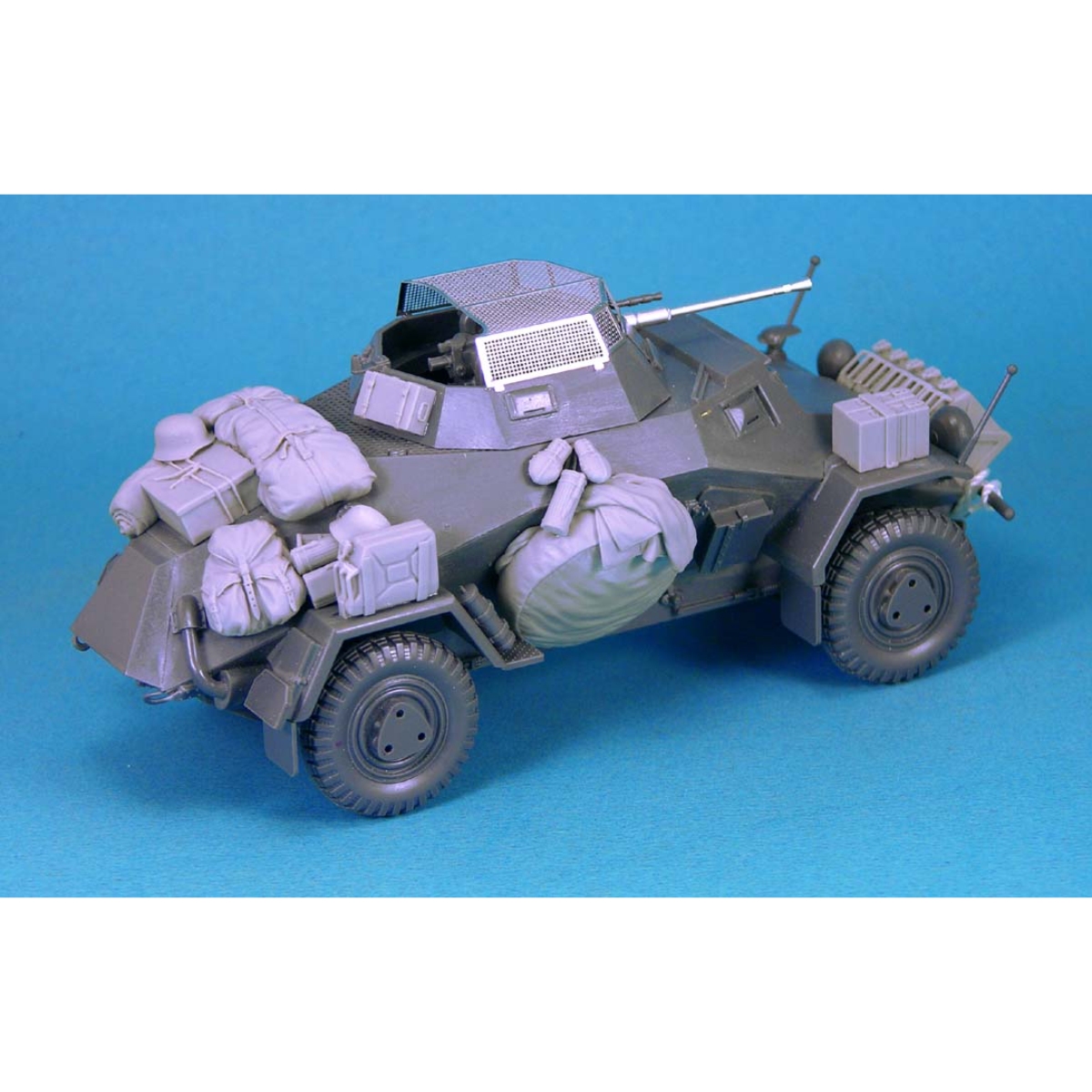 源模居GK 1/35树脂模型二战德国 Sd.Kfz.222四轮装甲手办白模867T