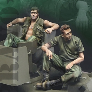 源模居GK 1/35树脂模型 美国坦克兵 手办白模 786R