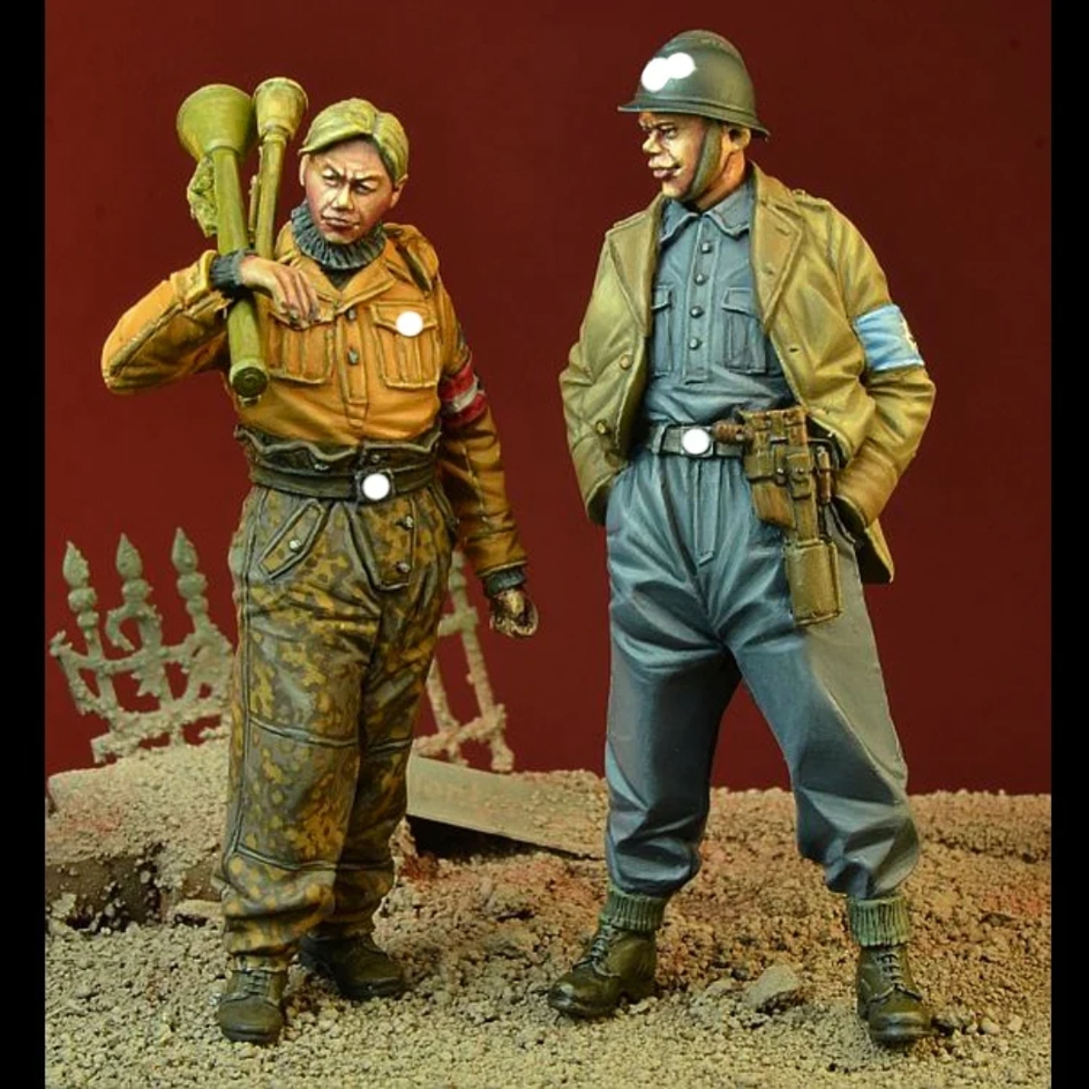 源模居GK 1/35树脂模型 德国士兵 手办白模 808R