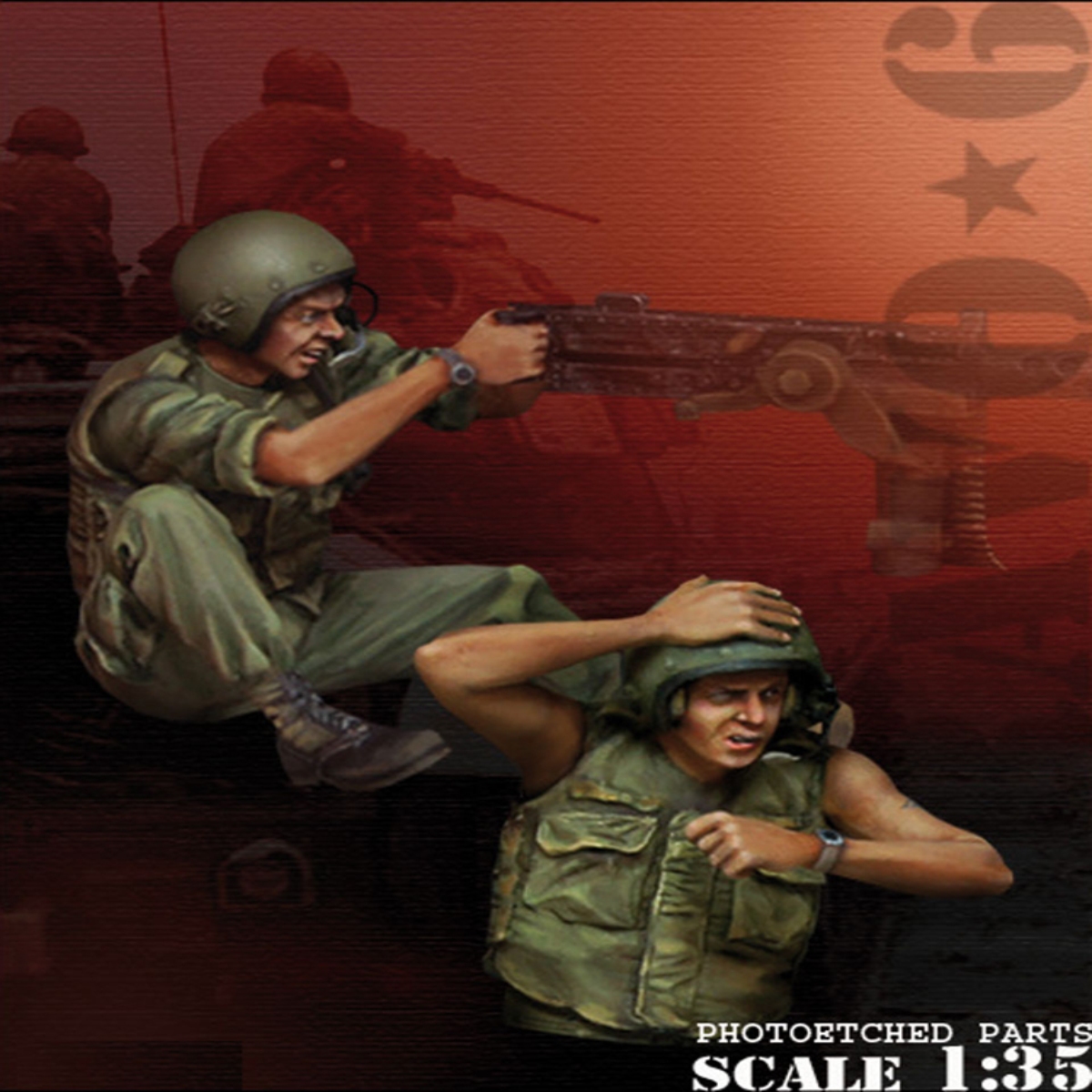 源模居GK 1/35树脂模型 越南战争美国陆军 手办白模 793R