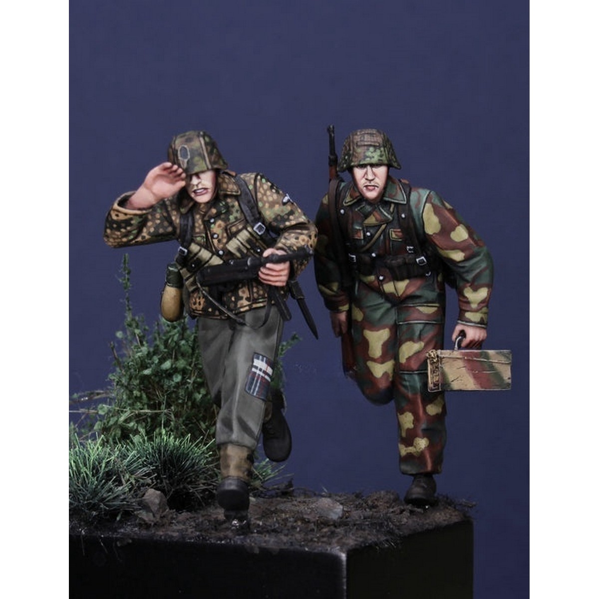 源模居GK 1/35树脂模型 二战德国装甲掷弹兵 手办白模 1377R