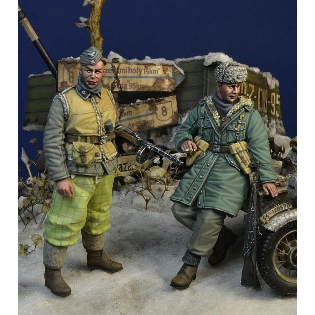 源模居GK 1/35树脂模型 军事题材 匈牙利士兵 手办白模 1440R
