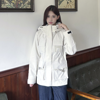 羽绒服内胆2025冬季新款中长款可拆卸三合一冲锋衣女防风防水外套