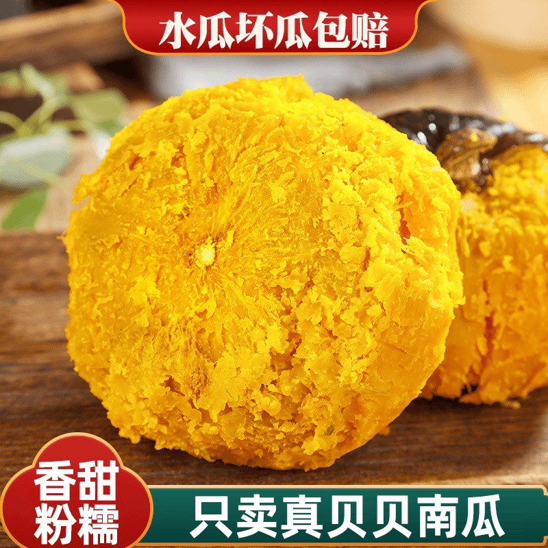 贝贝南瓜4.5斤 粉糯香甜饱腹板栗味粗粮代餐优质农产品