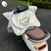 电动车挡风被夏季 防晒防水防紫外线小电瓶摩托车挡风罩2026新 薄款