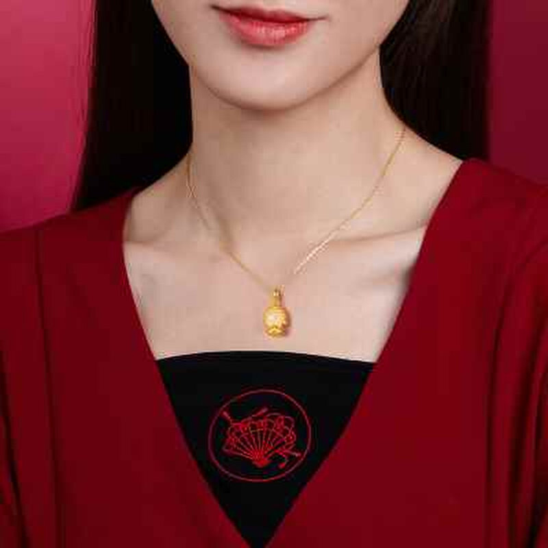 六桂福珠宝 如来佛 黄金金镶玉吊坠女款足金项链和田玉挂坠怎么样,好用不?