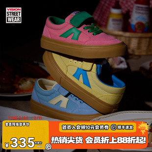 VISION童鞋 STICKY魔术贴低帮帆布鞋复古板鞋男女运动鞋25春新款