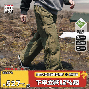 新款 VISION童装 男女儿童25冬季 梭织长裤 Teflon科技三防宽松棉裤