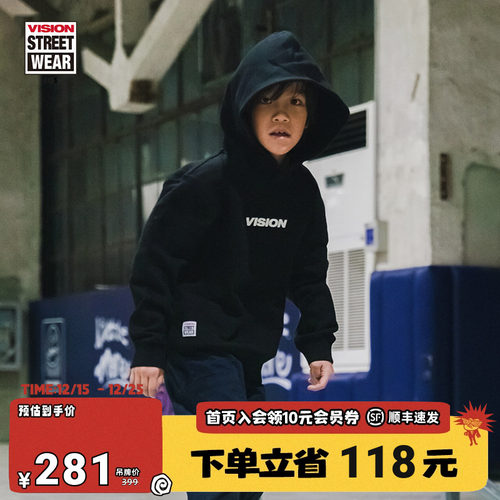 VISION连帽套头卫衣