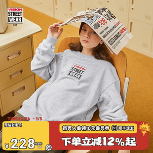 LOGO圆领宽松套头长袖 VISION 男女儿童秋冬经典 童装 卫衣 KIDS