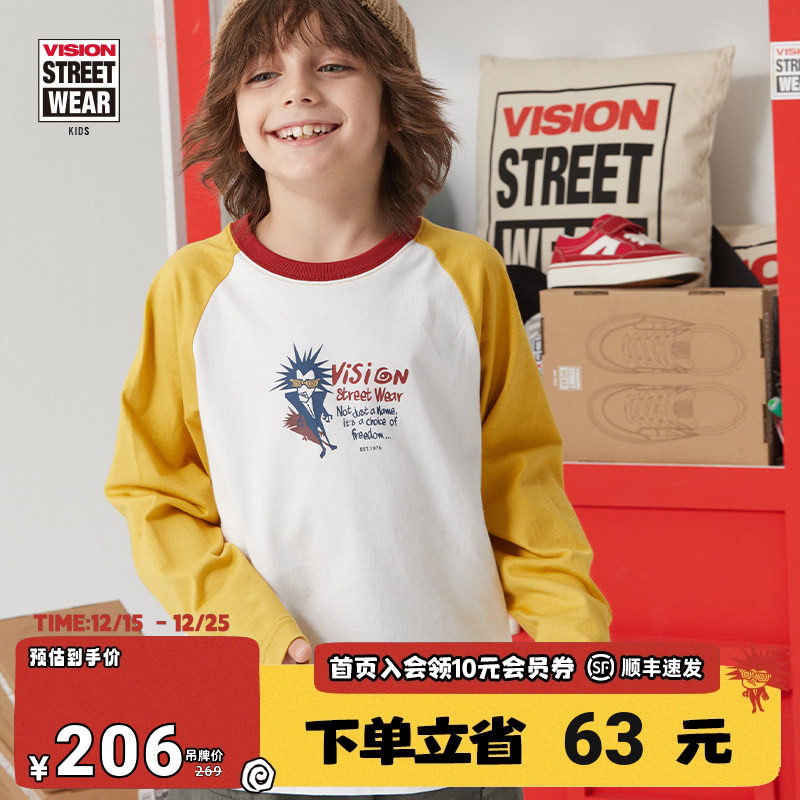 VISION圆领长袖T恤