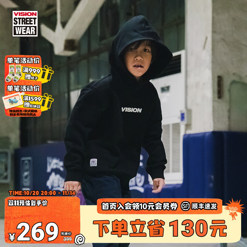 VISION连帽套头卫衣