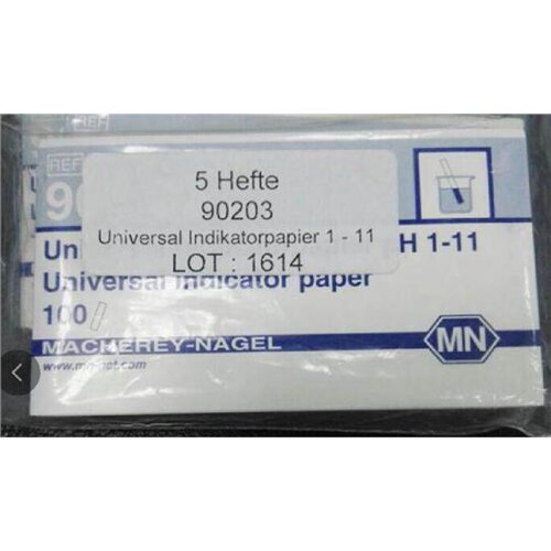 议价德国MN试纸单色PH 100条 普通试纸90203试纸pH 1-11 Heft，10