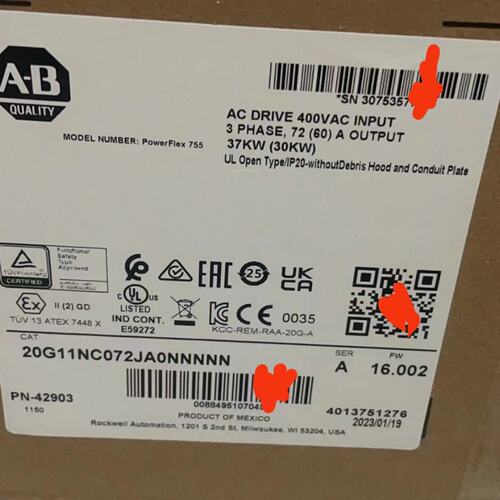议价全新原装AB罗克韦尔变频20g11nc072ja0nnnnn