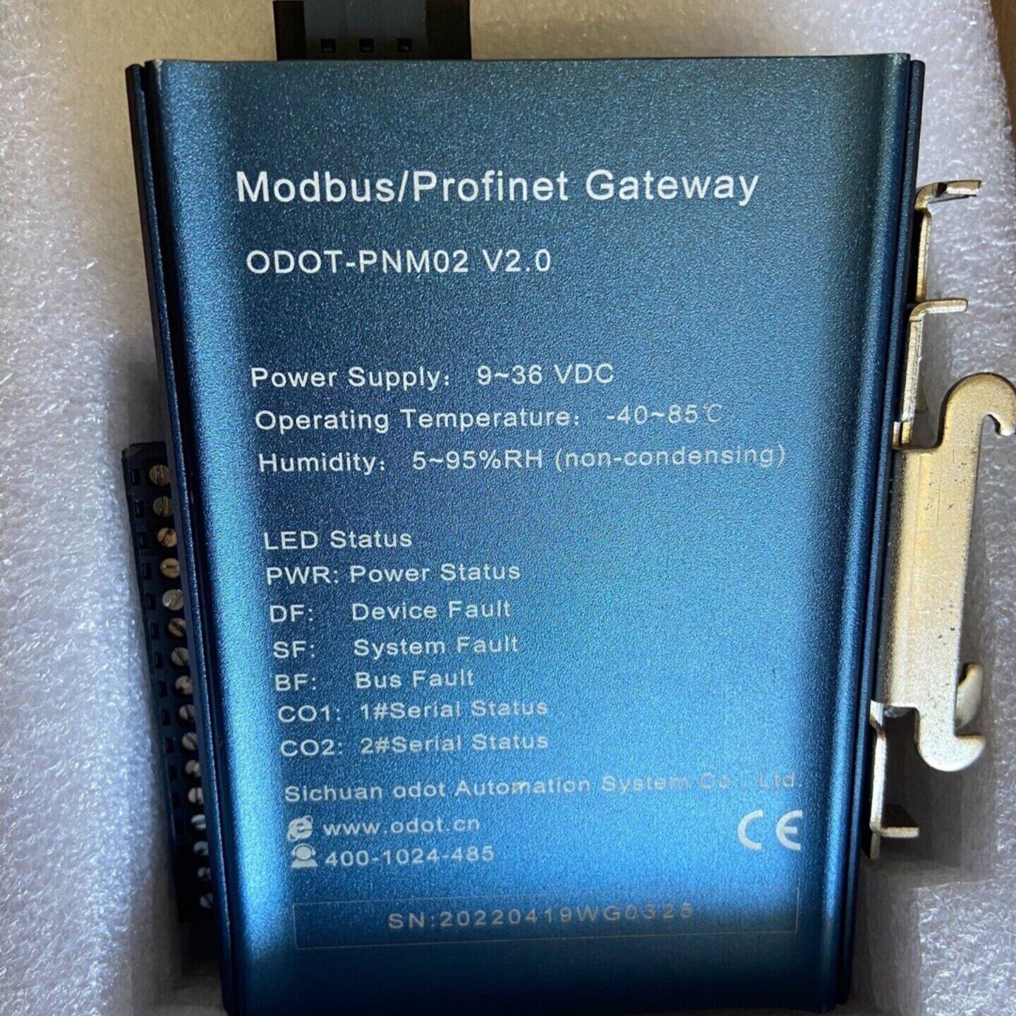 议价零点Modbus rtu转Profinet通讯协议转换器 全新ODOT-PNM02  V