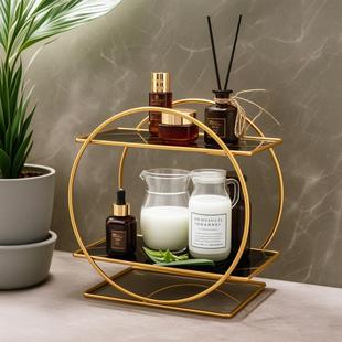 高级家用桌面置物架卫生间台面置物架浴室台面化妆品高颜值置物架
