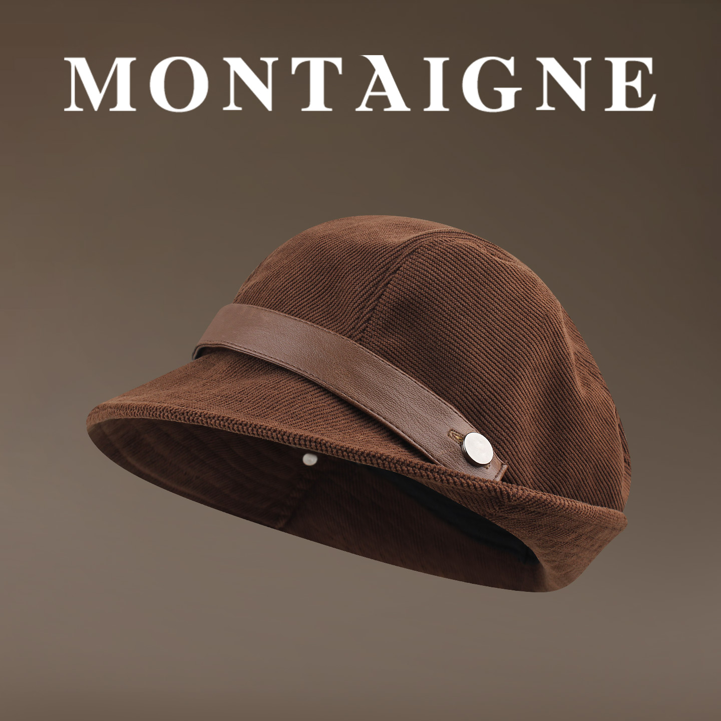 蒙田复古可露丽贝雷礼帽百搭帽子