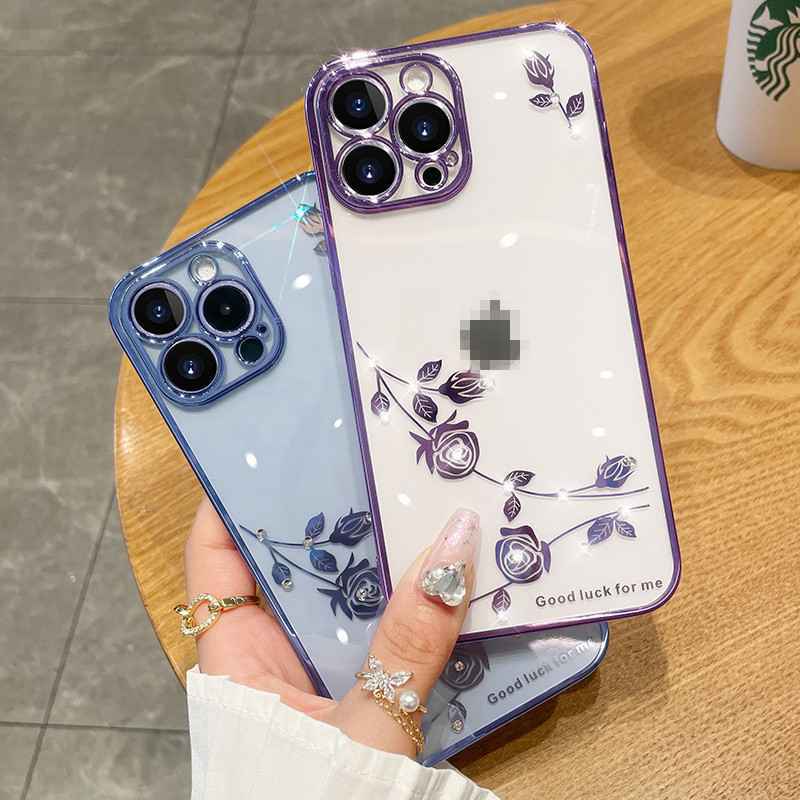 适用苹果15手机壳女新款iphone13promax硅胶软壳仙女12prom透明11
