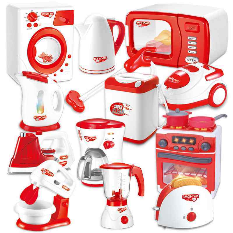 厂家 儿童仿真厨房过家家玩具 多款电动智能大号家电电器玩具