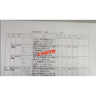 手算工程量广联达建模代算工程量代做工程造价钢筋混凝土模板计价