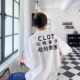 新款 T恤男女款 CLOT 巴黎限定凝结集团仙鹤艺伎印花纯棉宽松短袖