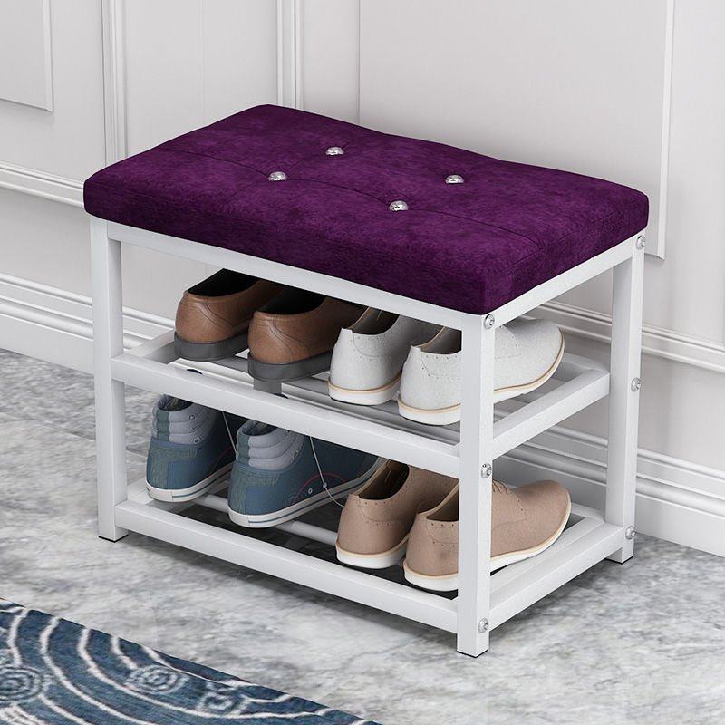 家用门口休息换鞋架简易多层储物鞋柜可坐铁艺软包多功能穿鞋凳子,收纳整理,鞋子收纳架,淘宝优惠券,粉丝福利购,淘宝优惠卷